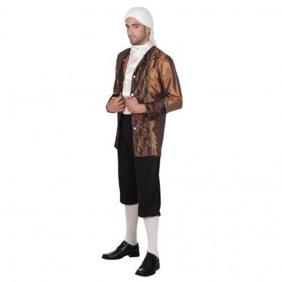Edelmann Barock Kostüm für Herren braun