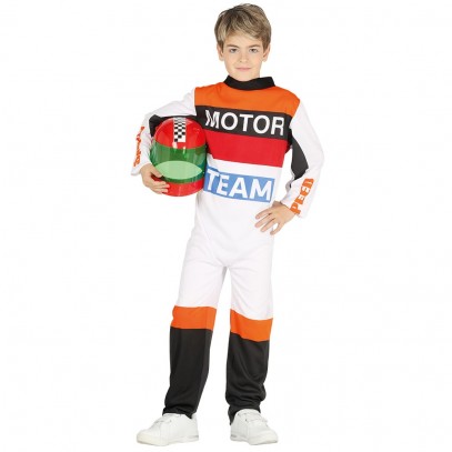 Rennfahrer Mike Kostüm für Kinder