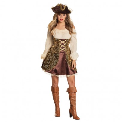 Goldessa Piratin Kostüm Deluxe