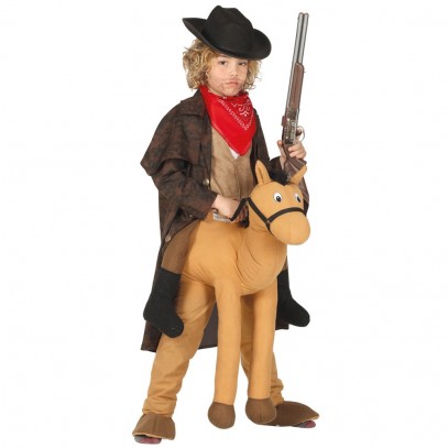 Cowboy mit Pferd Reiter-Kostüm für Kinder