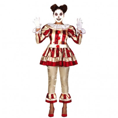 Colette Horror Clown Damenkostüm