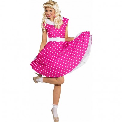 50er Jahre Kleid Damenkostüm rosa