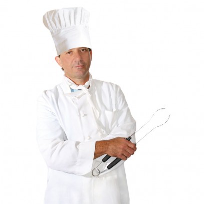 Küchenjunge Koch Mütze weiß