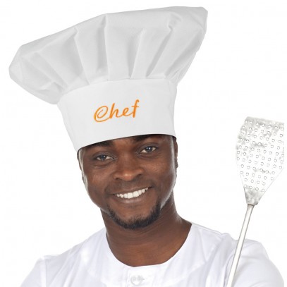 Küchenchef Mütze weiß