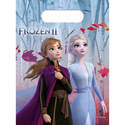 Frozen 2 Anna und Elsa 6 Party Tüten