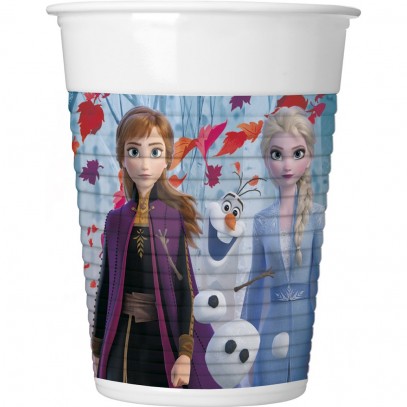 Frozen 2 Anna und Elsa 8 Plastik Becher