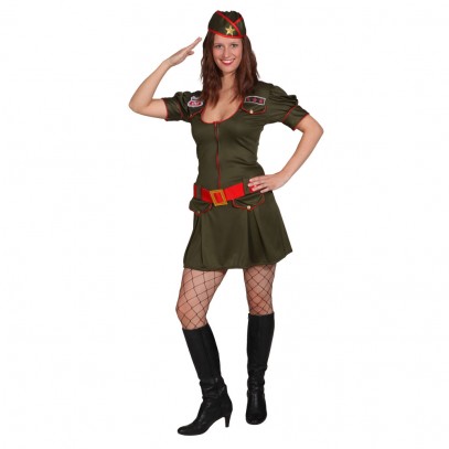 Sexy Militär Soldatinnen Uniform Damenkostüm