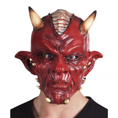 Teuflischer Satan Latexmaske