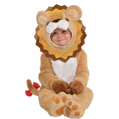 Flauschiges Löwen Baby Kostüm 