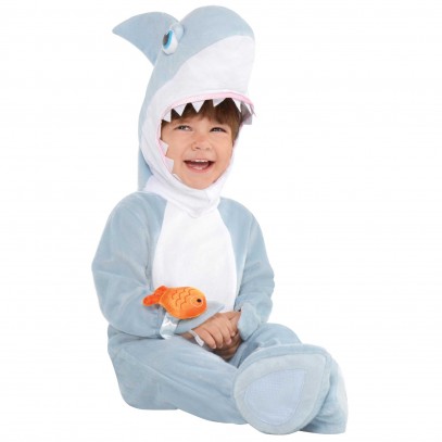 Flauschiges Hai Baby Kostüm