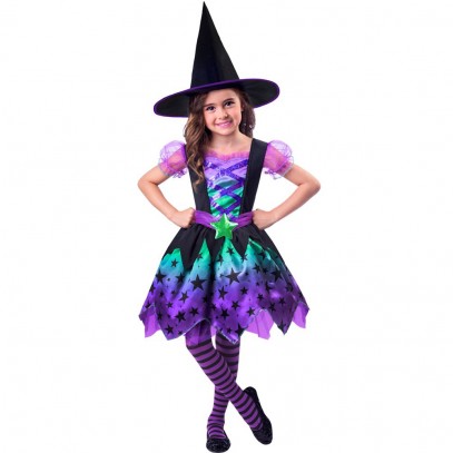 Magisches Hexen Kostüm für Mädchen