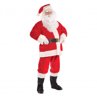 Santa Weihnachtsmann Kostüm Deluxe 7-teilig