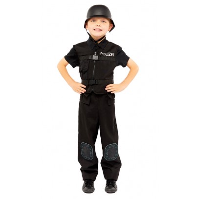 SEK Polizei Kostüm für Kinder
