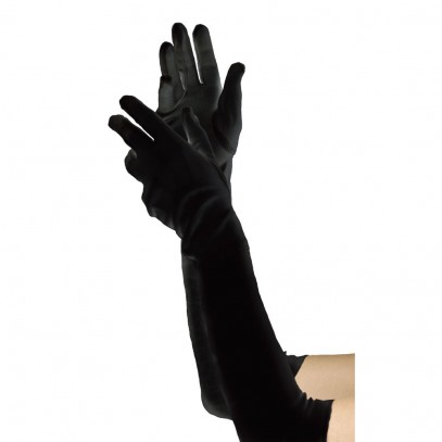 Lange Handschuhe schwarz Classic
