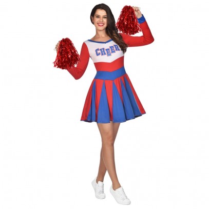Cheerleader Girl Maya Damenkostüm