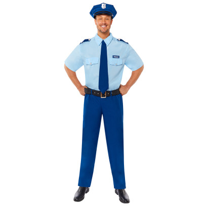 Polizist Fred Herren Kostüm Deluxe