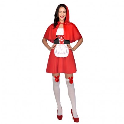 Bezauberndes Rotkäppchen Damen Kostüm