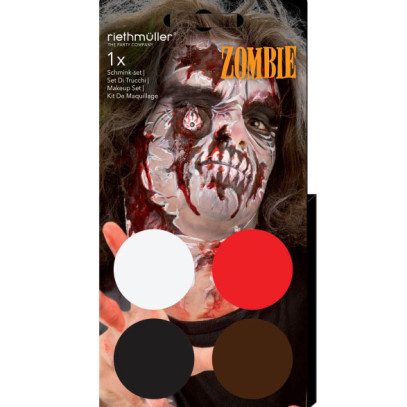Zombie Schminkpalette 4-teilig