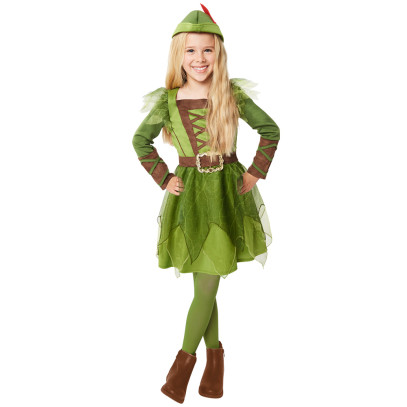 Peter Pan Mädchenkostüm