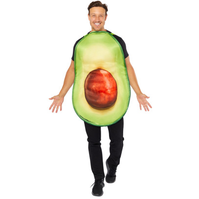 Avocado Überwurf Kostüm für Erwachsene