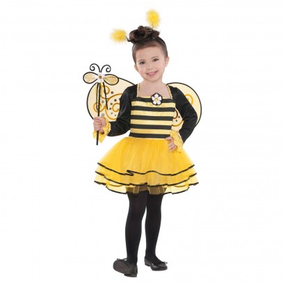 Bienen Kinder Kostüm 4-teilig