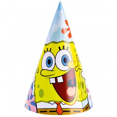 Spongebob Partyhüte 6Stck
