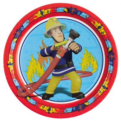 Feuerwehrman Sam Teller 8Stck
