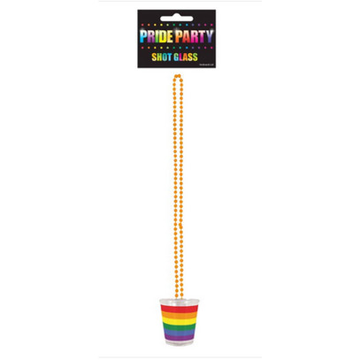 Pride Party Shotglas mit Kette