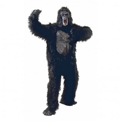 Gorilla mit Maske Affenkostüm für Erwachsene