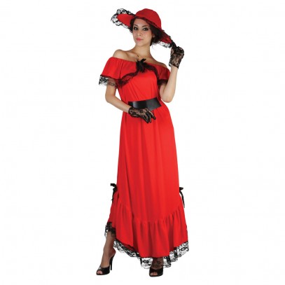 Bezauberndes Scarlet Kostüm für Damen