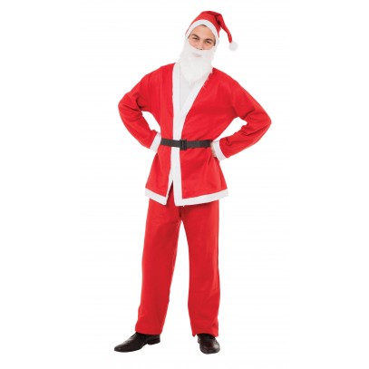 Santa Claus Weihnachtskostüm 5-teilig