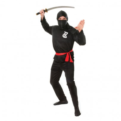 Asiatischer Ninja Kämpfer Herrenkostüm