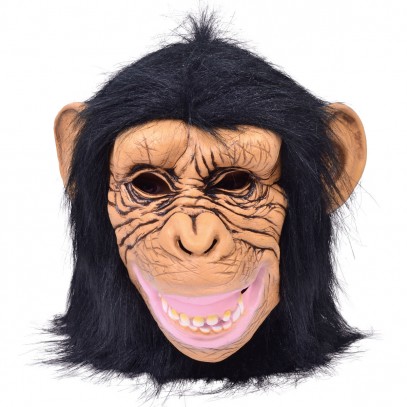 Affenkopf Maske mit Haaren