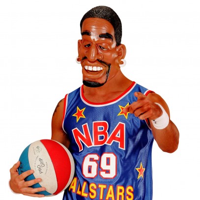 XXL Basketball Affroman-Maske 1