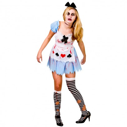 Alice im Zombieland Horror Kostüm