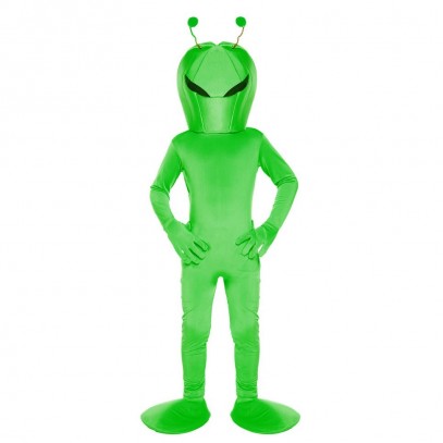 Grünes Alien Kinderkostüm