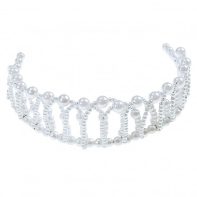 Anpassbare Prinzessinnenkrone mit Perlen