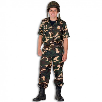 Army Soldier Militär Kostüm Deluxe 