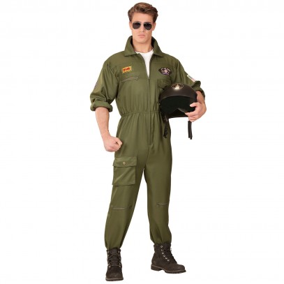 Army Kampfpilot Kostüm für Herren 1