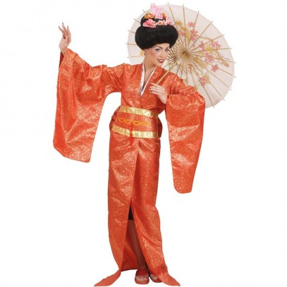 Asiatin Geisha Kostüm in Theaterqualität