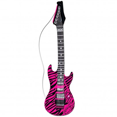 Aufblasbare Gitarre Zebra Deluxe 105cm 1