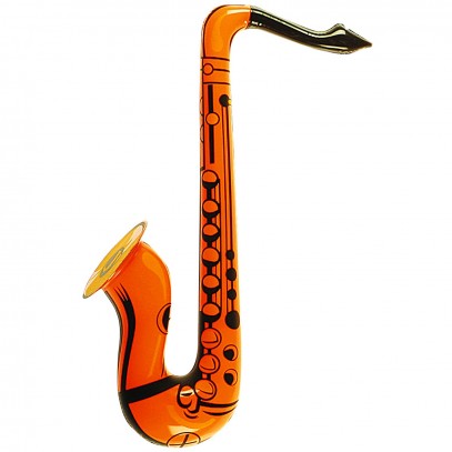 Aufblasbares Saxophon orange 55cm 1