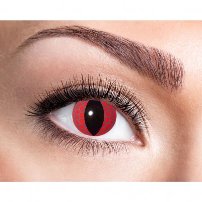 Auge des Drachen Kontaktlinse rot