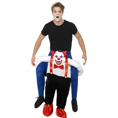 Böser Clown Huckepack Kostüm