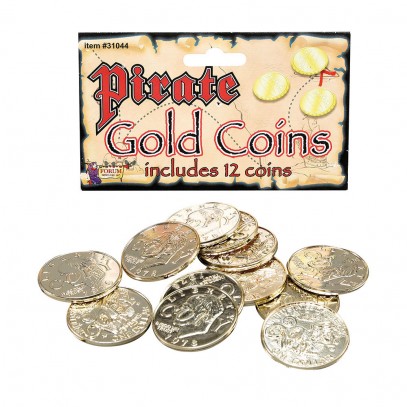 Piraten Gold Münzen 12 Stück