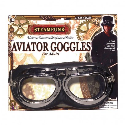 Steampunk Retro Flieger Brille