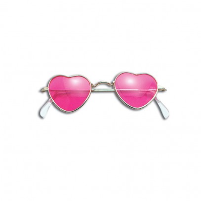 John Lennon Herzbrille pink