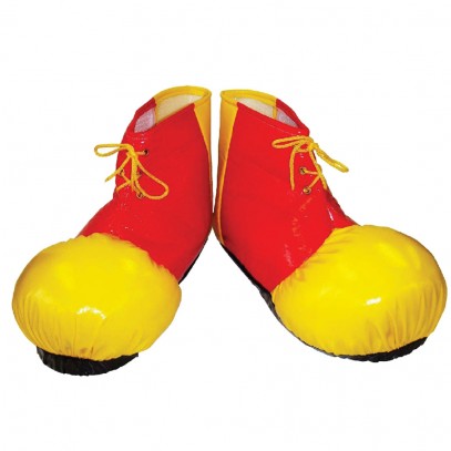 Clown Schuhe rot-gelb für Erwachsene