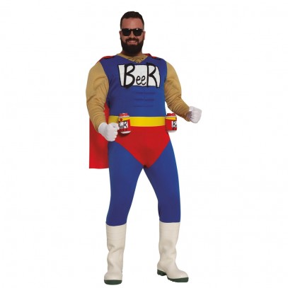 Biermann Superheld Kostüm für Herren XL