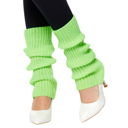 Lange Beinstulpen für Damen neon-grün